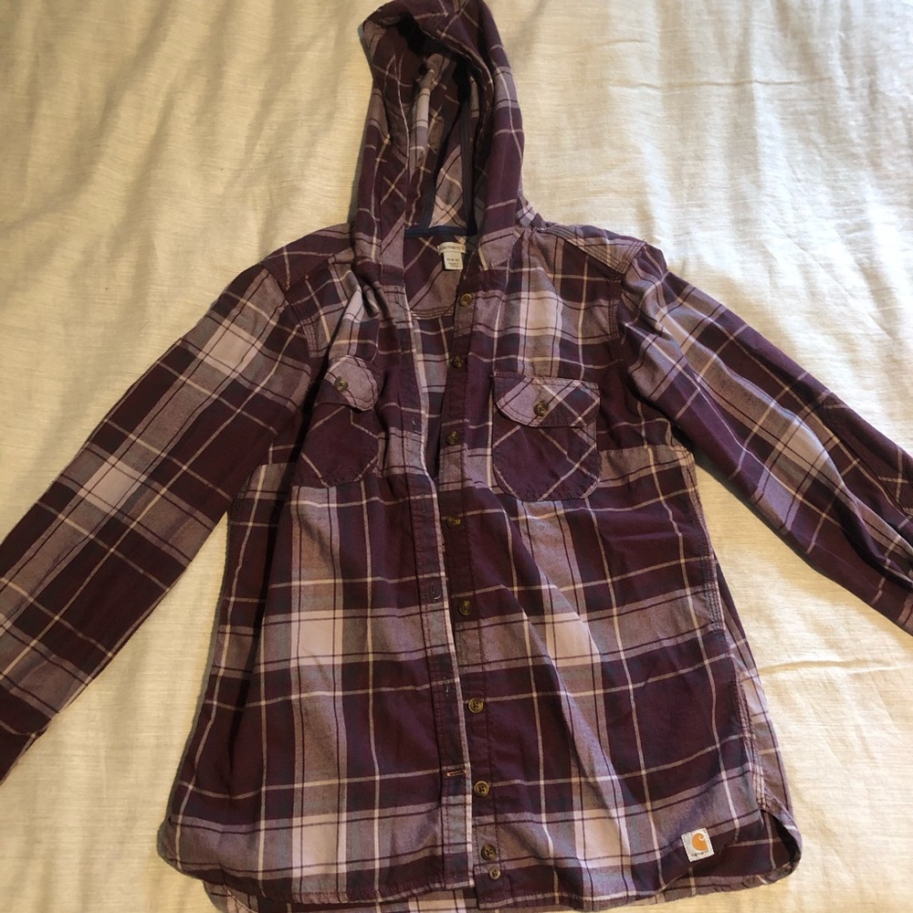Carhartt hooded flannel